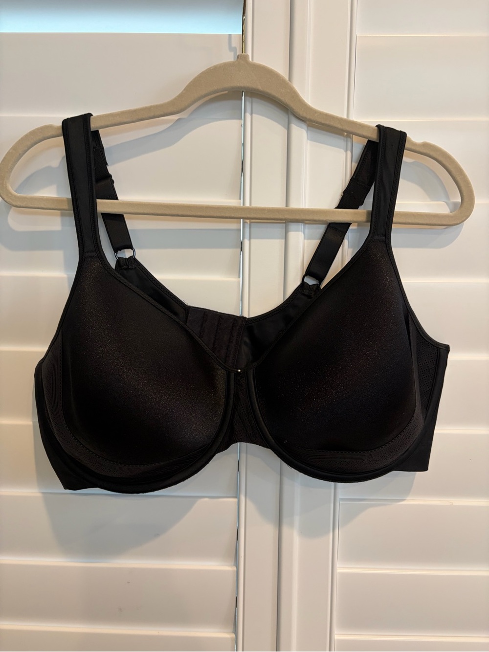 Playtax Black Full-Coverage Wireless Support Bra
